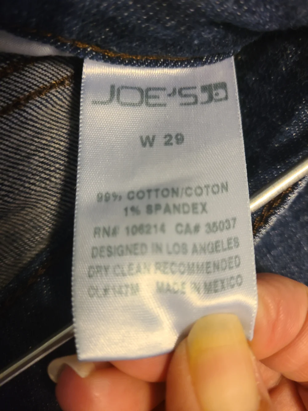 Joe’s Jeans Canna Bermuda Shorts Dark Wash Denim Stretch Knee Length High Rise